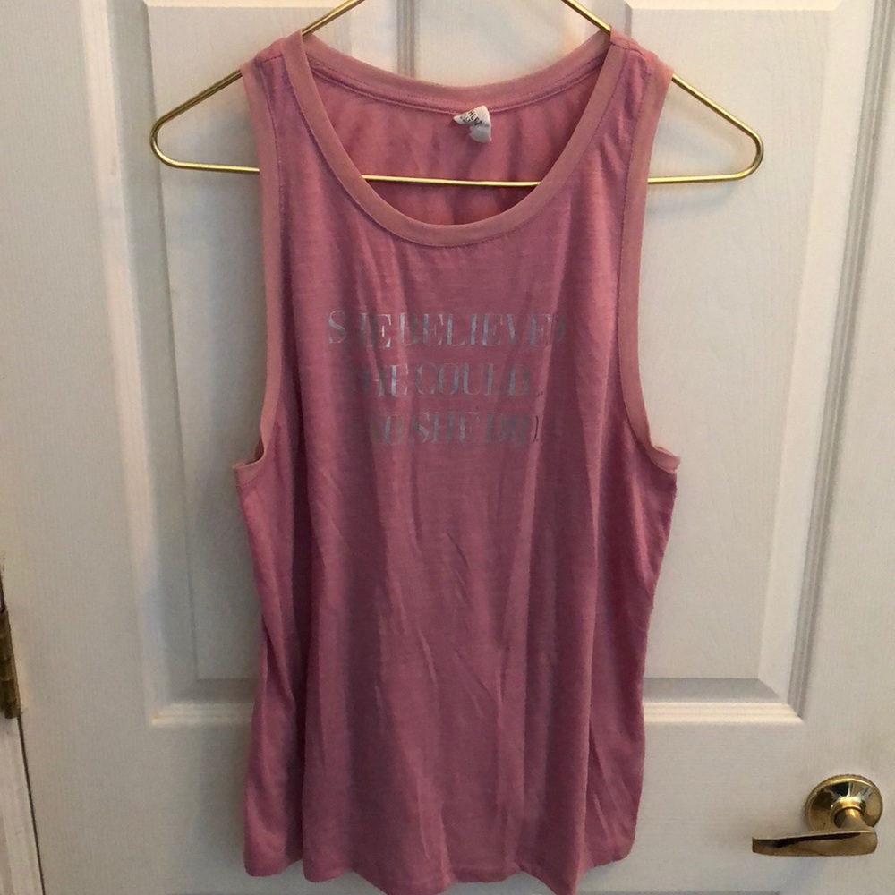Athletic by 26 International Mauve Tank Sz L
